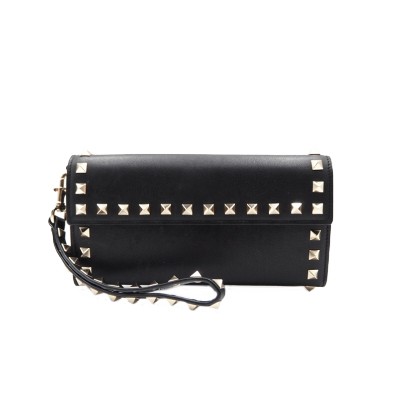 Valentino NW1P0225BOL Rockstud Long Wallet