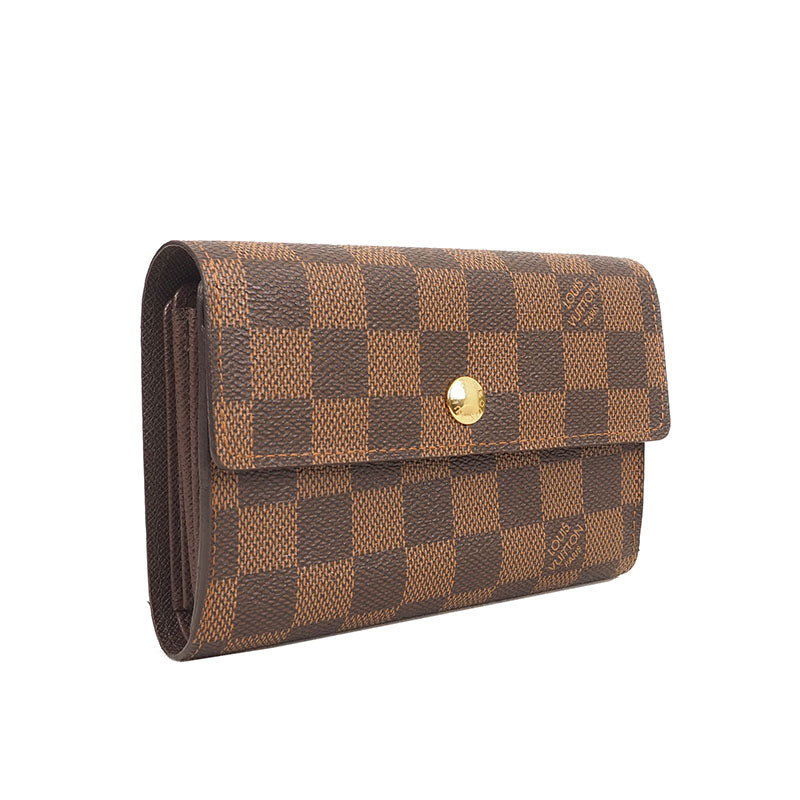 Louis Vuitton N63067 Damier Ebene Alexandra Medium Wallet