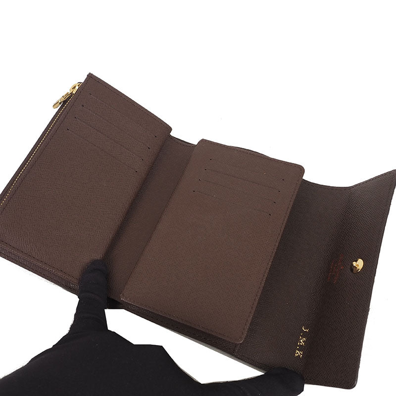 Louis Vuitton N63067 Damier Ebene Alexandra Medium Wallet