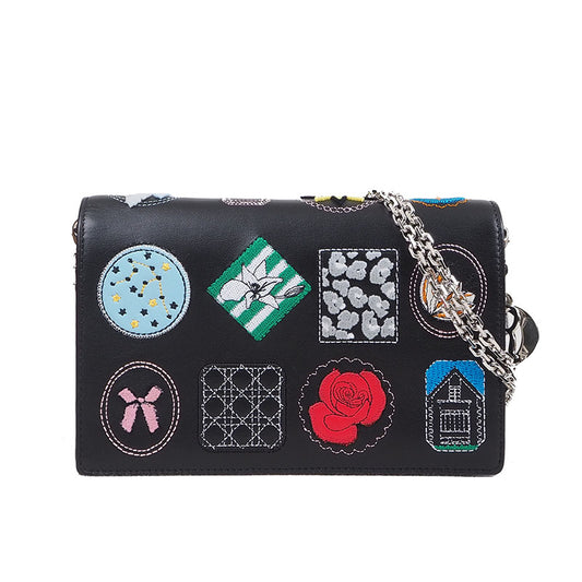 Dior S0105 Patch Chain Crossbody Bag