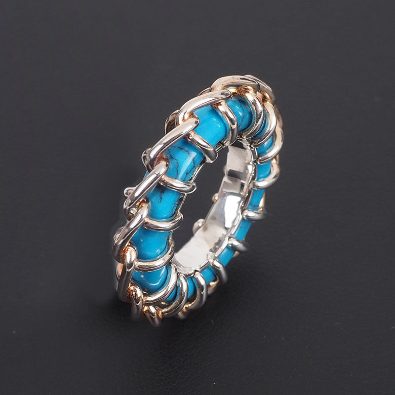 Bottega Veneta 688746 Silver Chain Ring