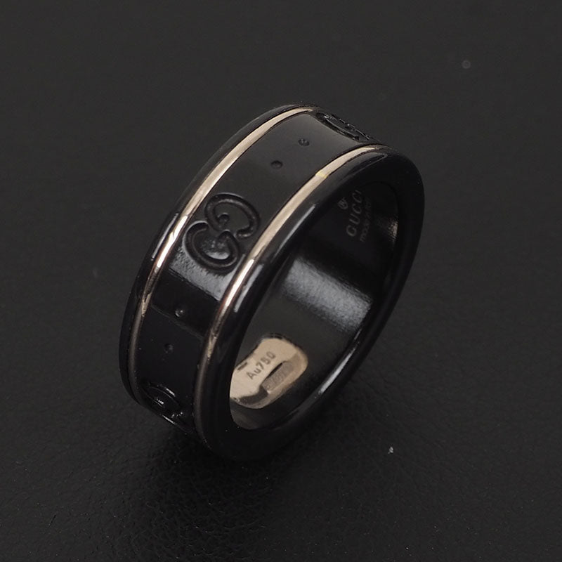 Gucci 225985 White Gold Icon Thin Ring
