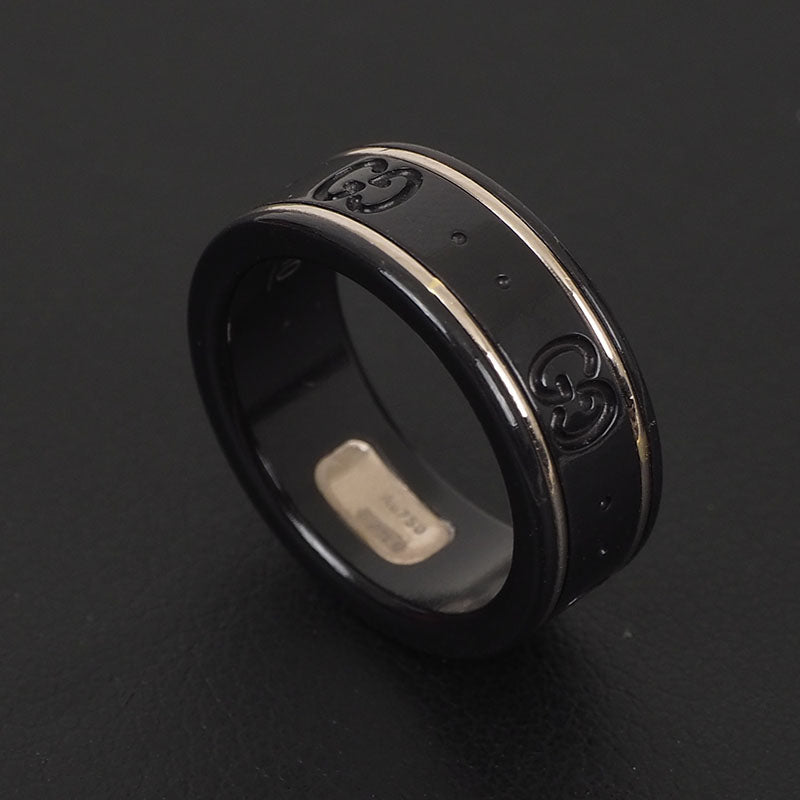 Gucci 225985 White Gold Icon Thin Ring