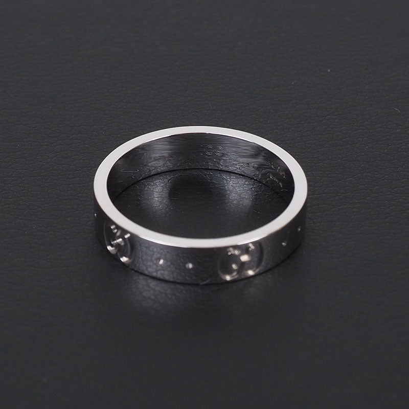 Gucci 660070 White Gold Icon Skinny Ring
