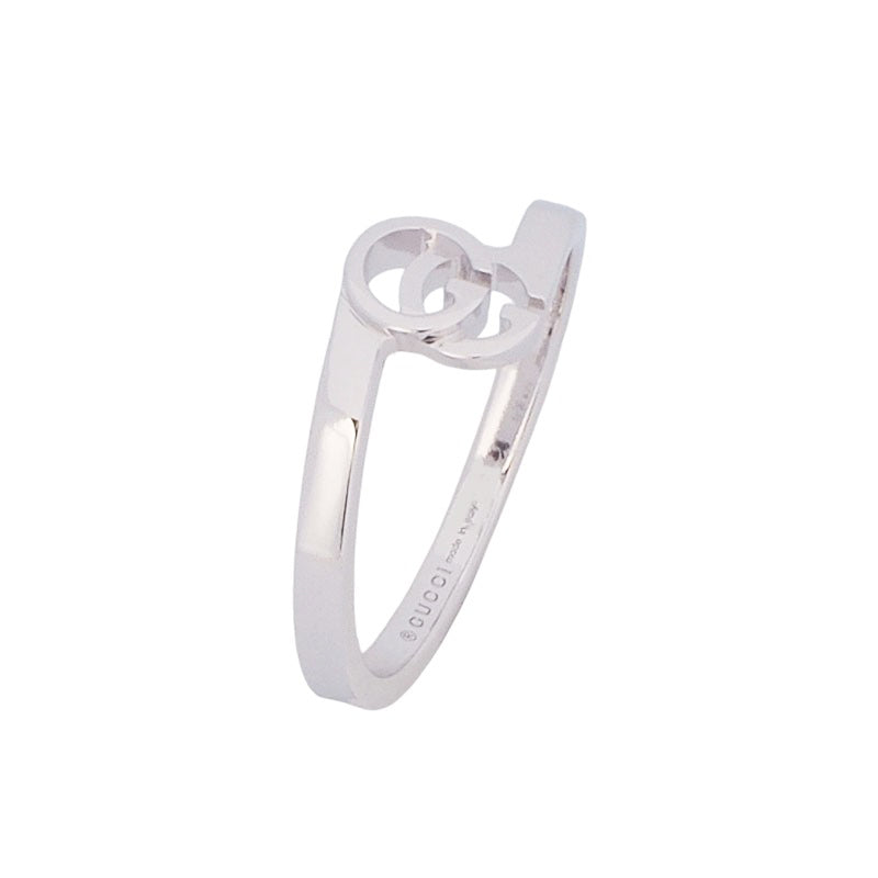 Gucci 457122 White Gold Running Ring