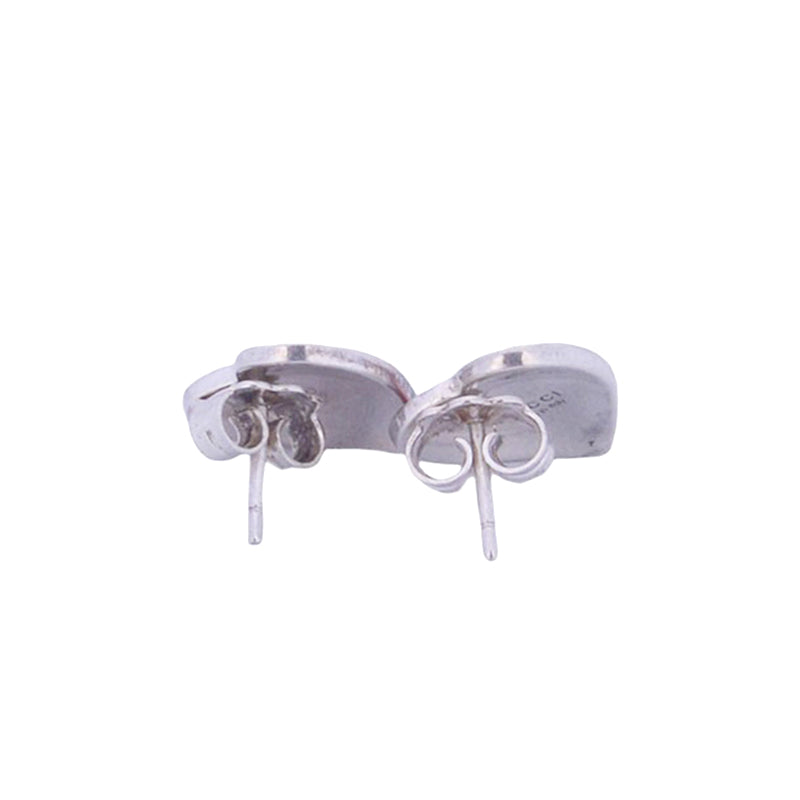Gucci 645547 Silver Heart Earrings