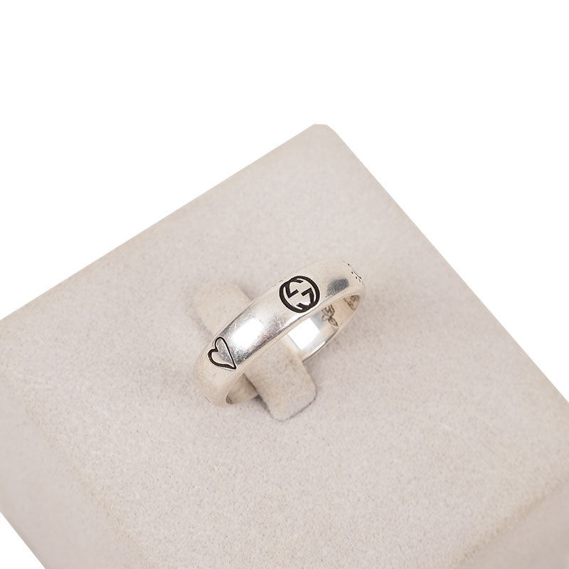 Gucci 455247 Silver Love Ring
