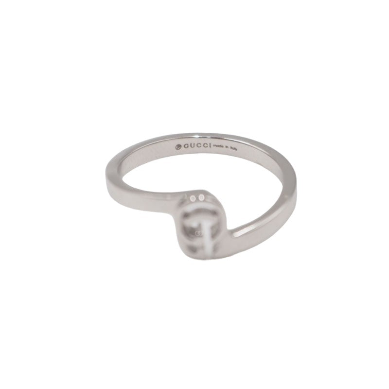Gucci 457122 White Gold Running Ring