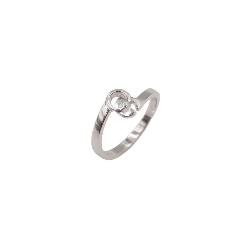 Gucci 457122 White Gold Running Ring