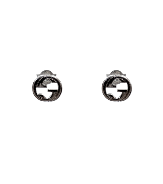 Gucci Interlocking G Silver Earrings