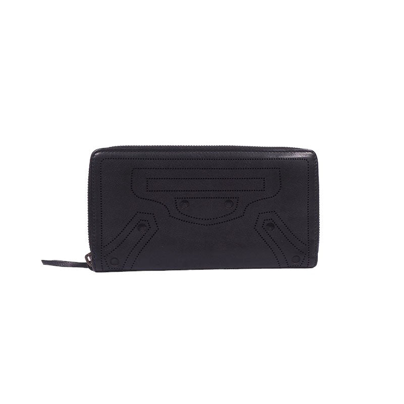Balenciaga 443521 Out-Punched Continental ZIP Long Wallet