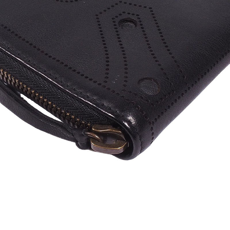 Balenciaga 443521 Out-Punched Continental ZIP Long Wallet