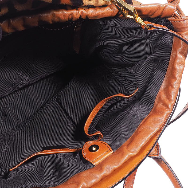 Burberry Prorsum Eyelet Leopard Shoulder Bag