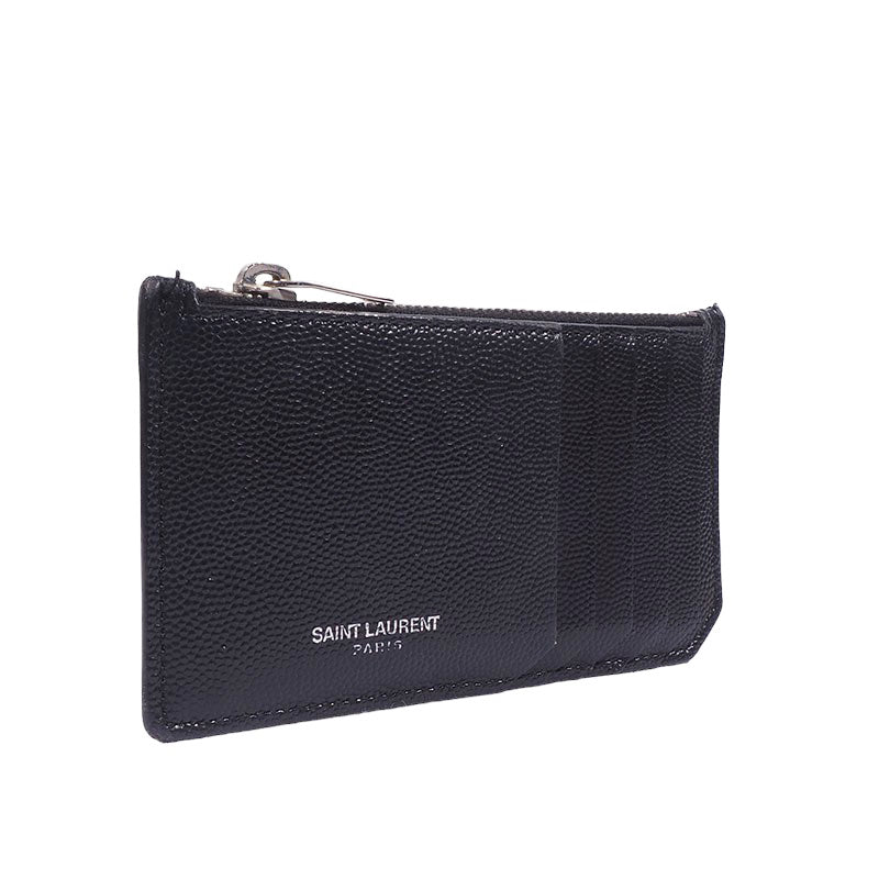 Saint Laurent 458589 Fragrance Zipper Card Wallet