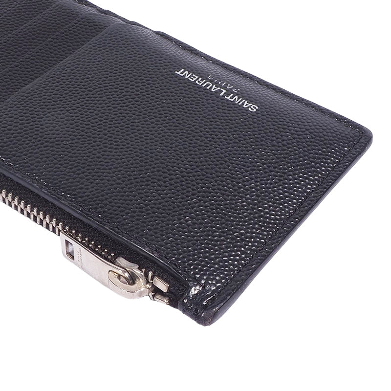Saint Laurent 458589 Fragrance Zipper Card Wallet