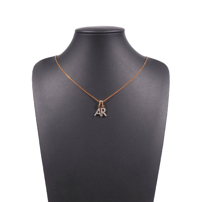Swarovski Initial Chain Necklace