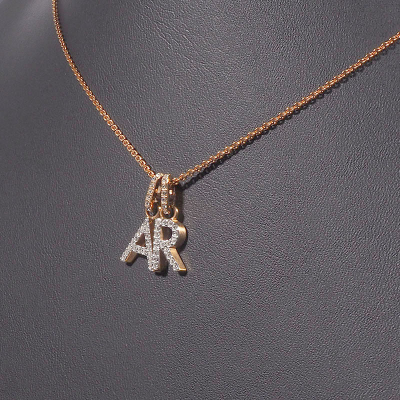 Swarovski Initial Chain Necklace