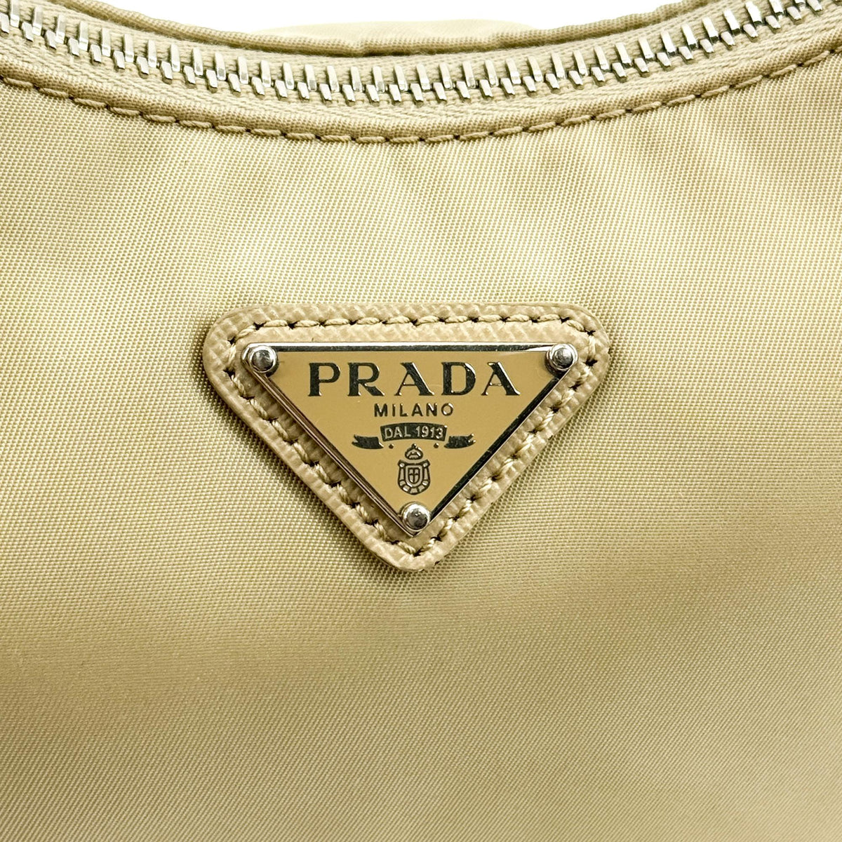 Prada Re-Ylon Re-Edition 2005 Mini Bag Beige
