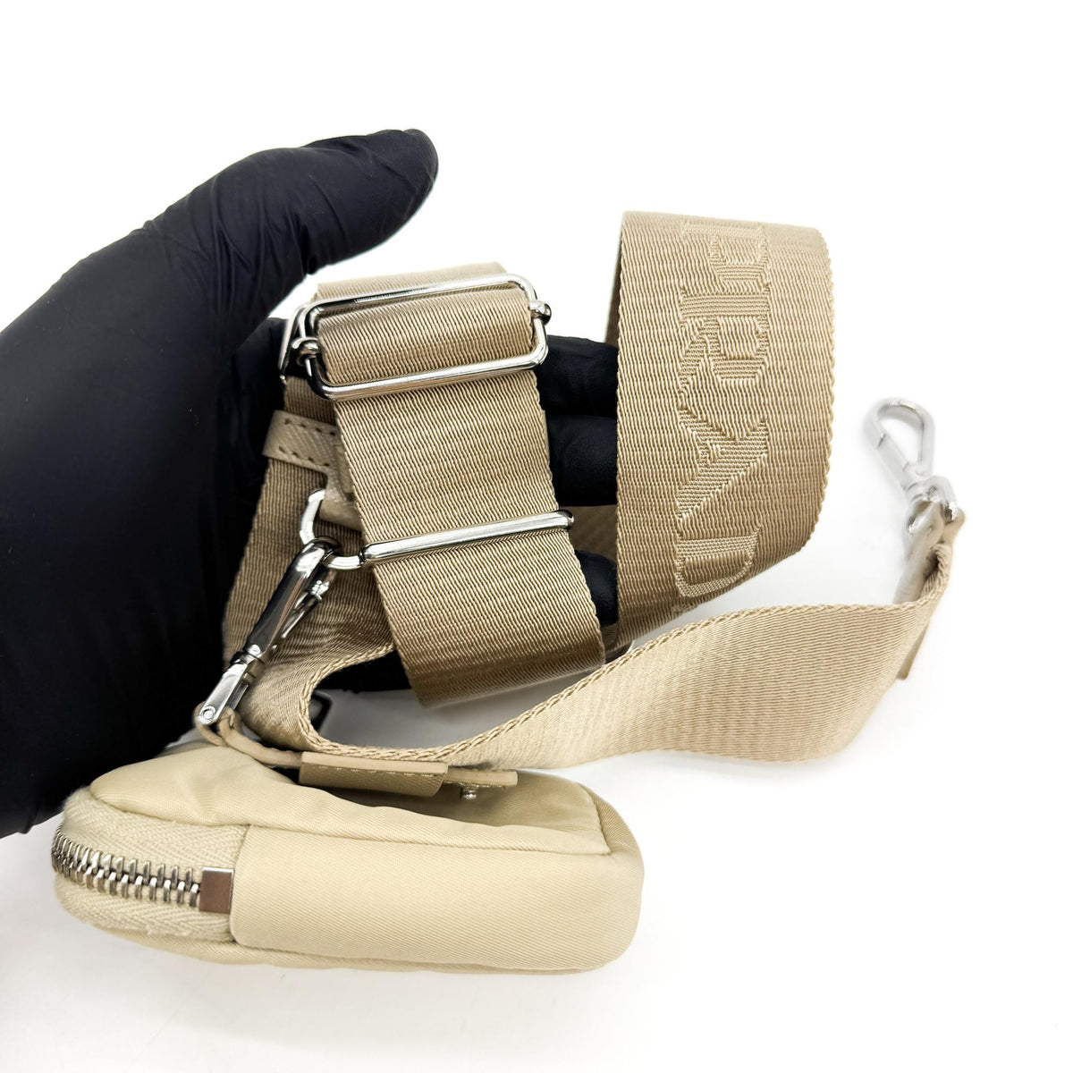 Prada Re-Ylon Re-Edition 2005 Mini Bag Beige