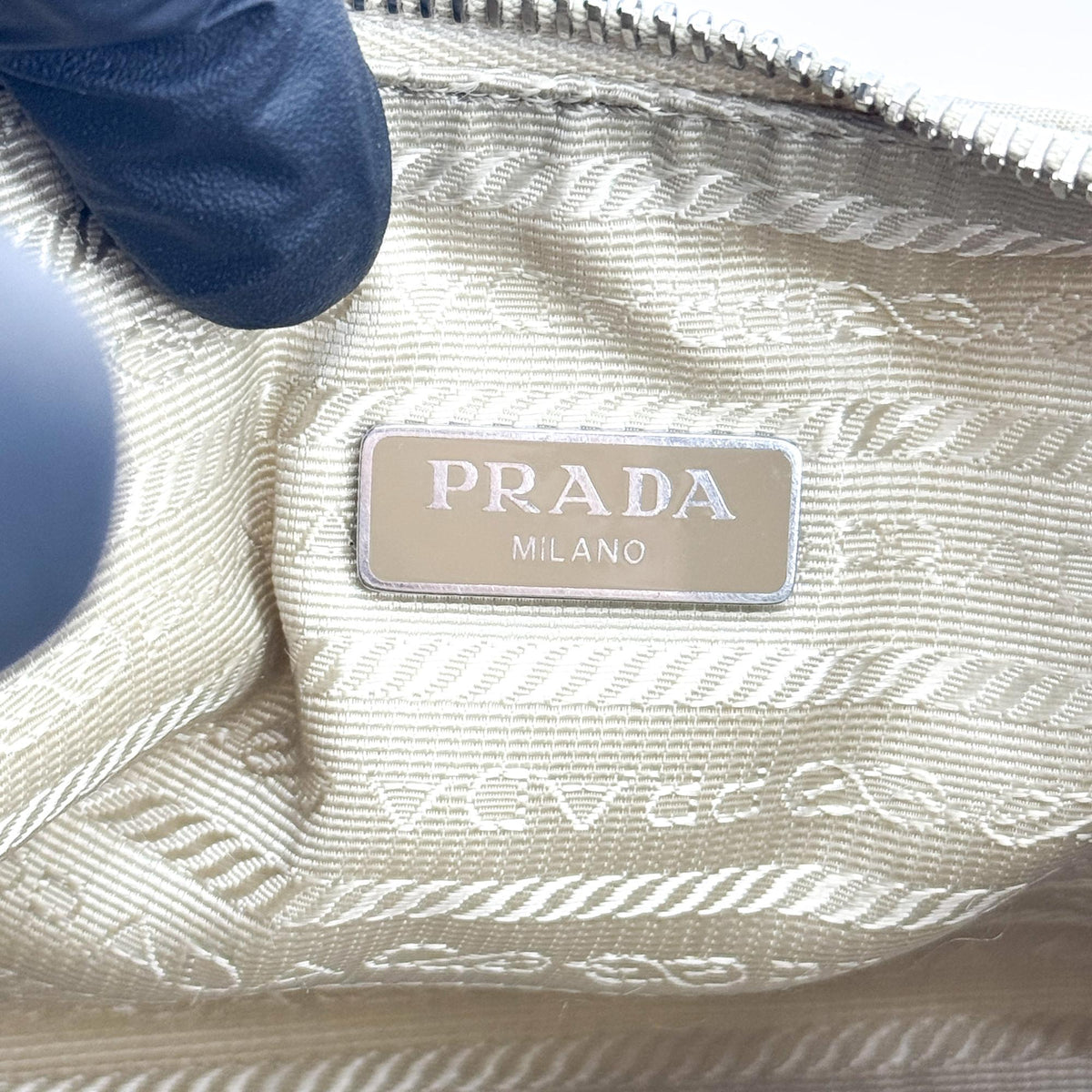 Prada Re-Ylon Re-Edition 2005 Mini Bag Beige