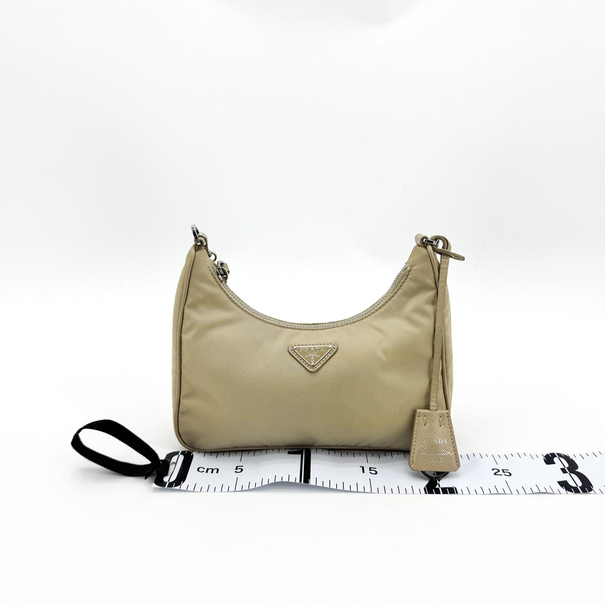 Prada Re-Ylon Re-Edition 2005 Mini Bag Beige
