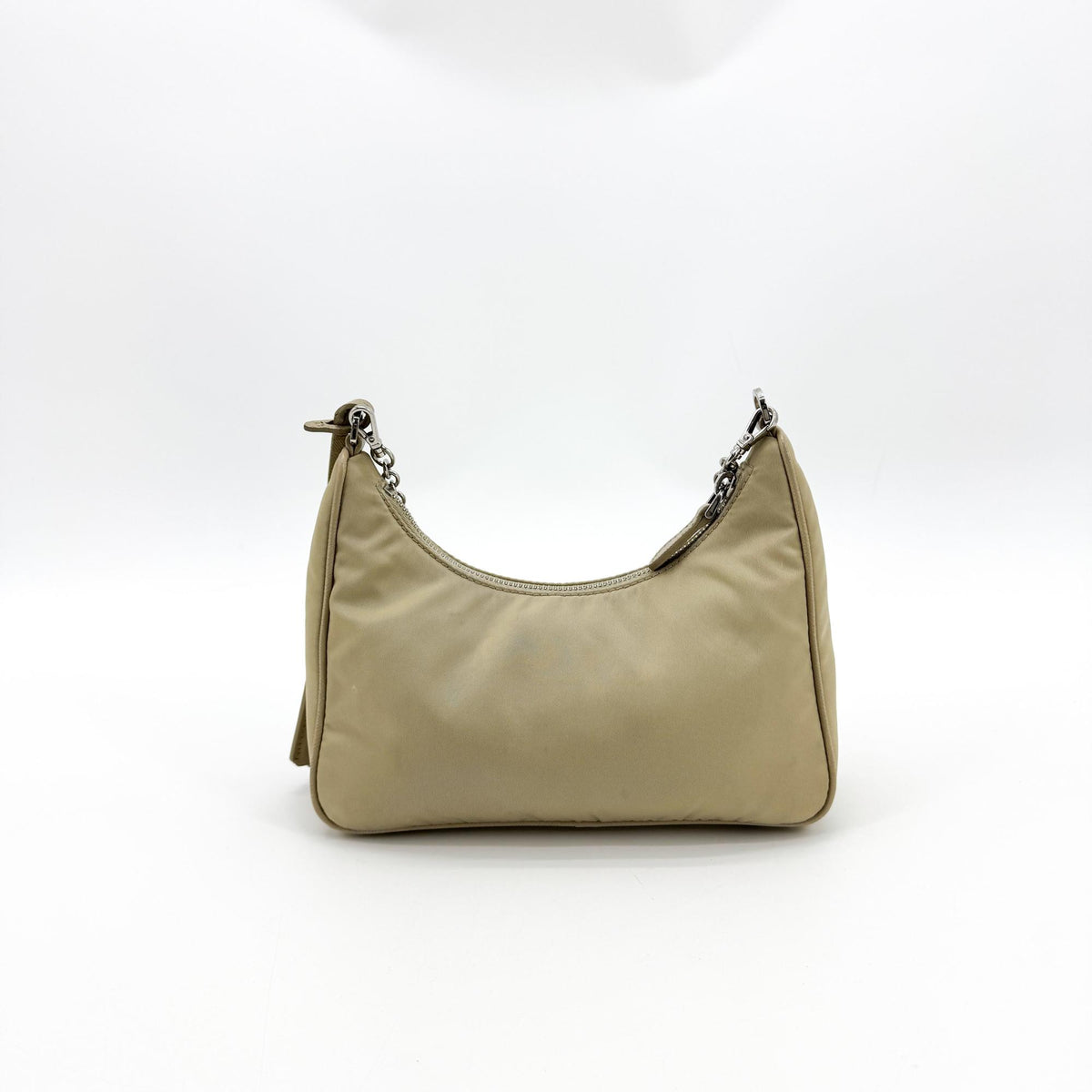 Prada Re-Ylon Re-Edition 2005 Mini Bag Beige