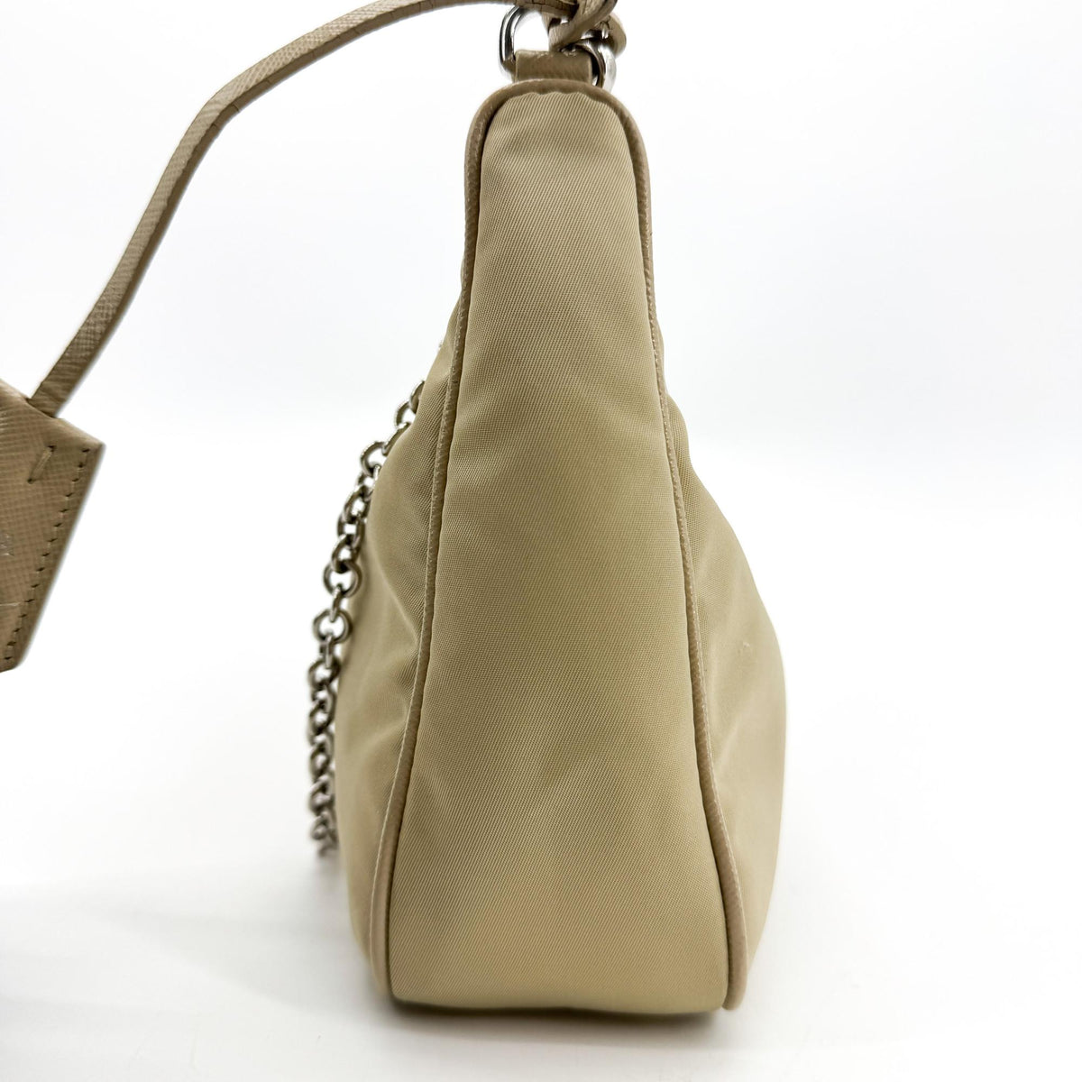 Prada Re-Ylon Re-Edition 2005 Mini Bag Beige