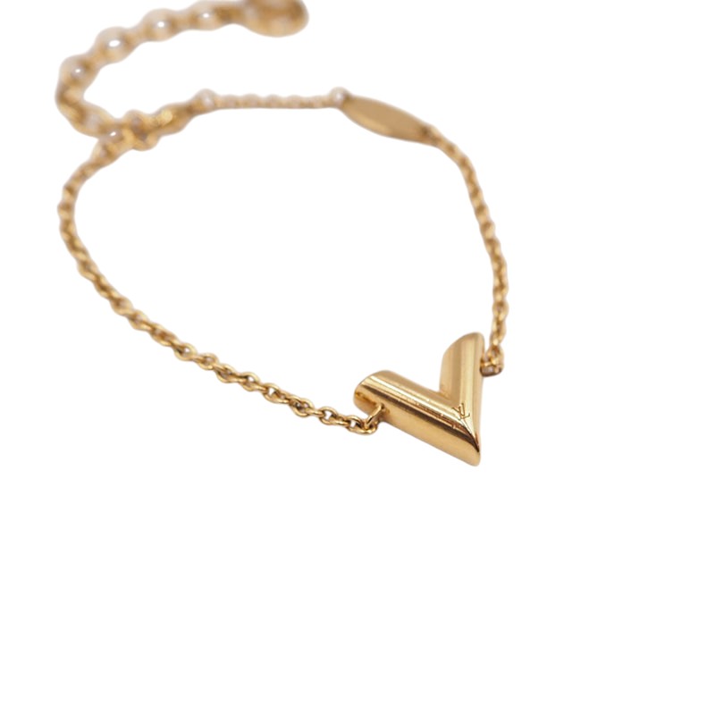 Louis Vuitton M61084 Essential V-Logo Bracelet