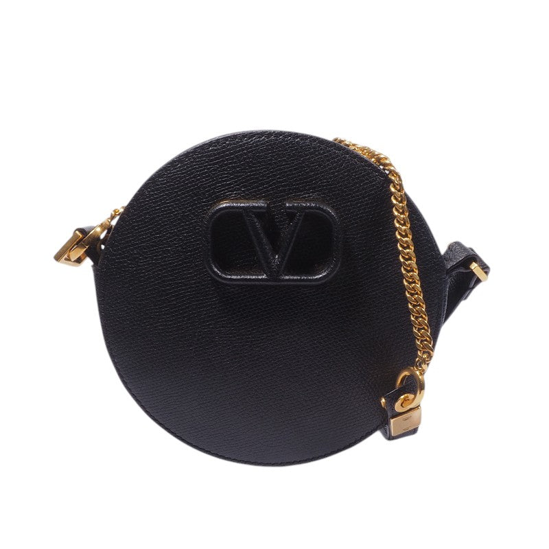 Valentino UW2P0U18 V-logo Round Mini Crossbody Bag