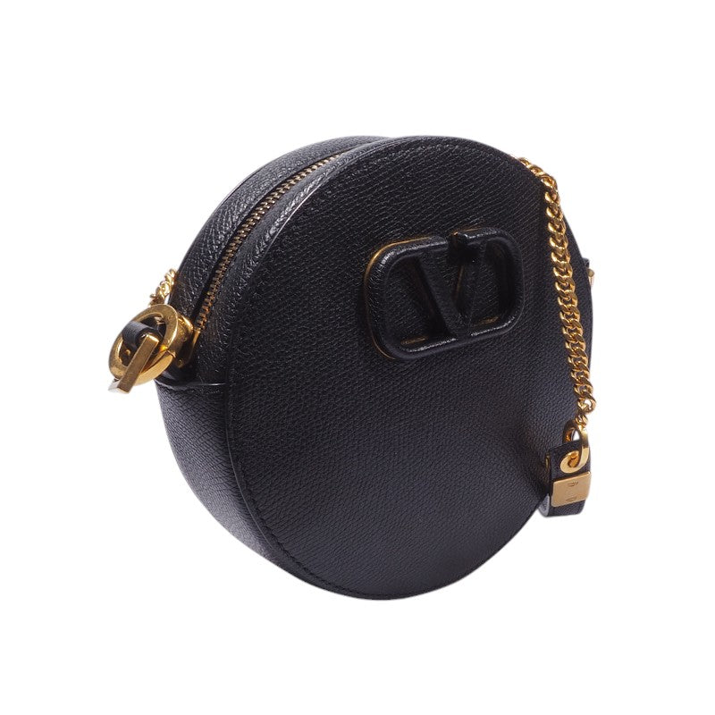 Valentino UW2P0U18 V-logo Round Mini Crossbody Bag