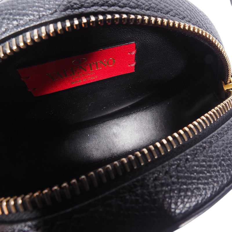 Valentino UW2P0U18 V-logo Round Mini Crossbody Bag