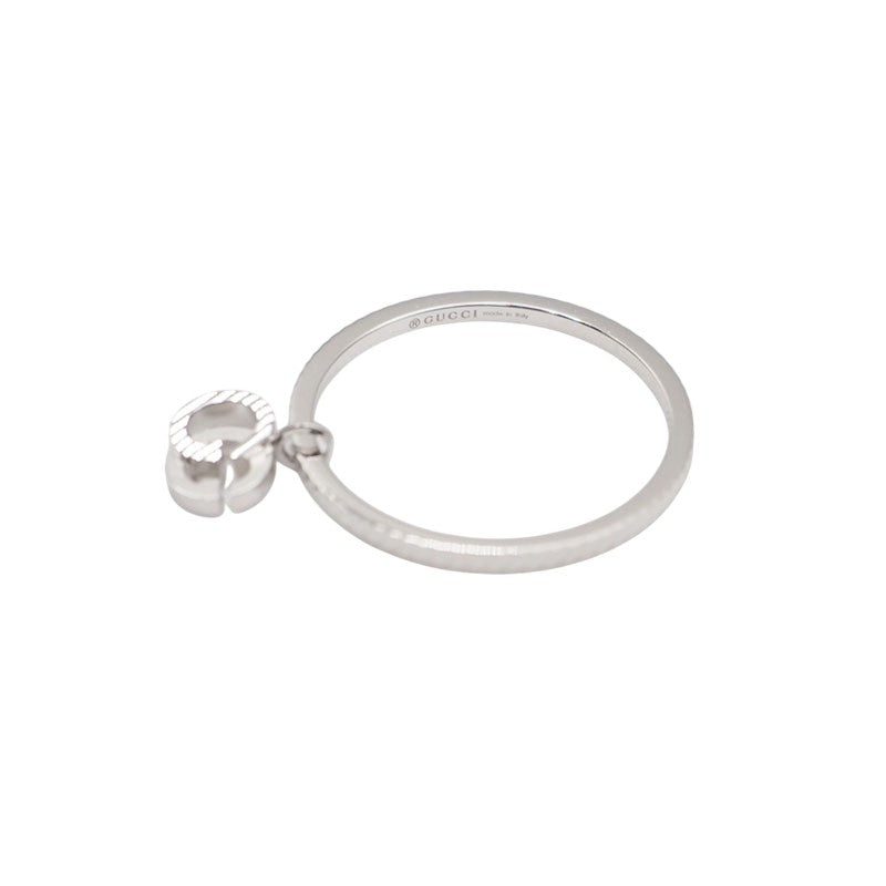 Gucci 648599 White Gold Running Ring