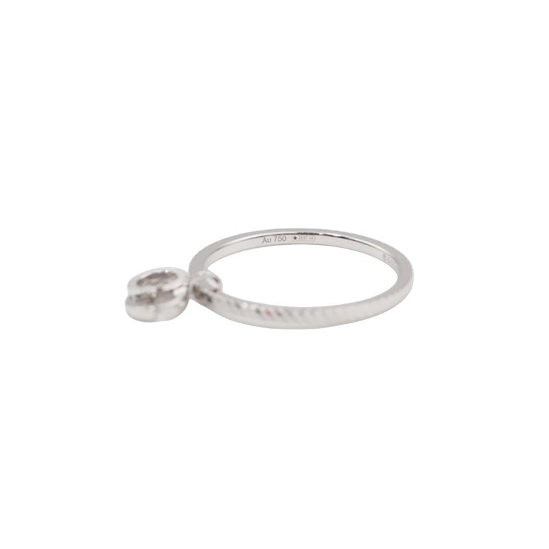 Gucci 648599 White Gold Running Ring
