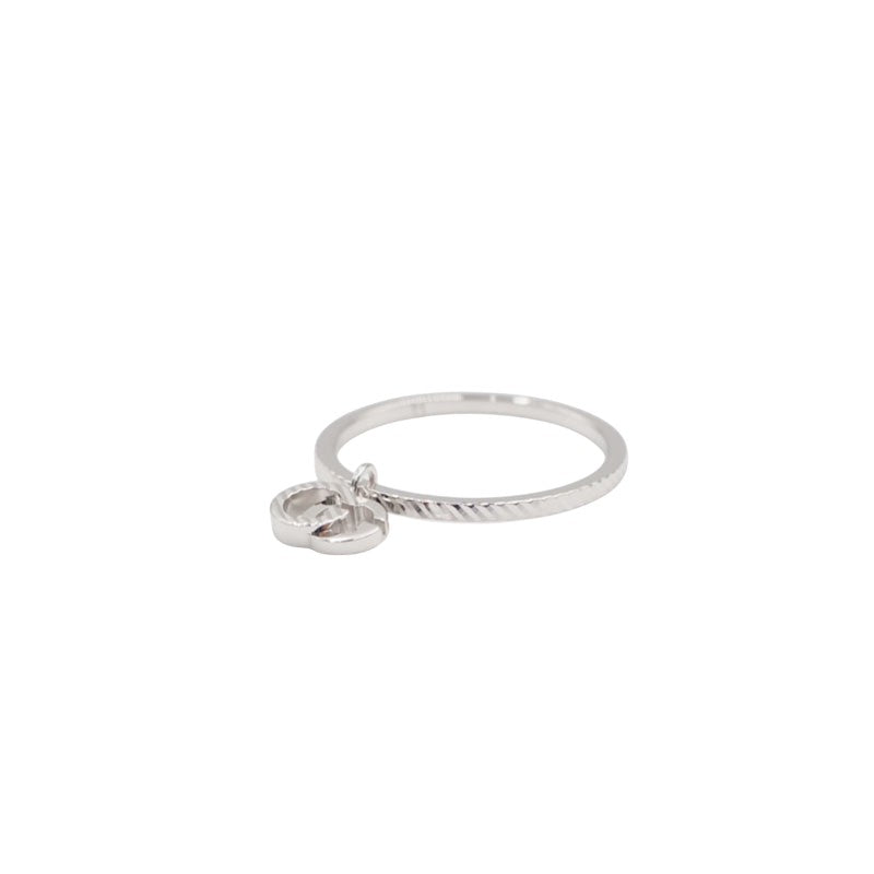 Gucci 648599 White Gold Running Ring