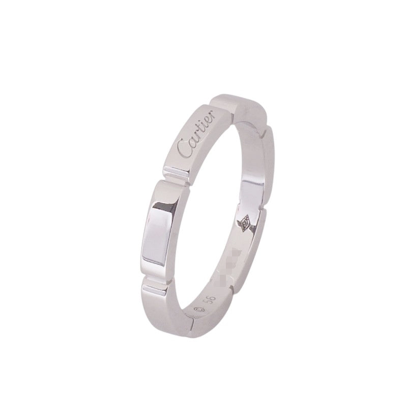 Cartier B4083500 White Gold Maillon Panthère Ring