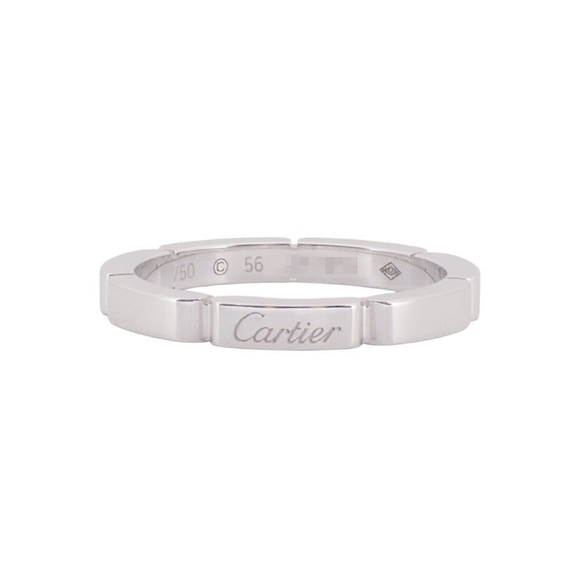 Cartier B4083500 White Gold Maillon Panthère Ring