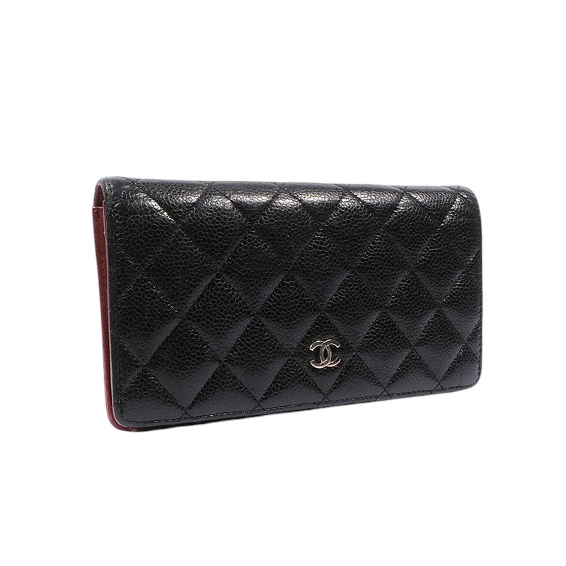 Chanel Classic Caviar Long Wallet