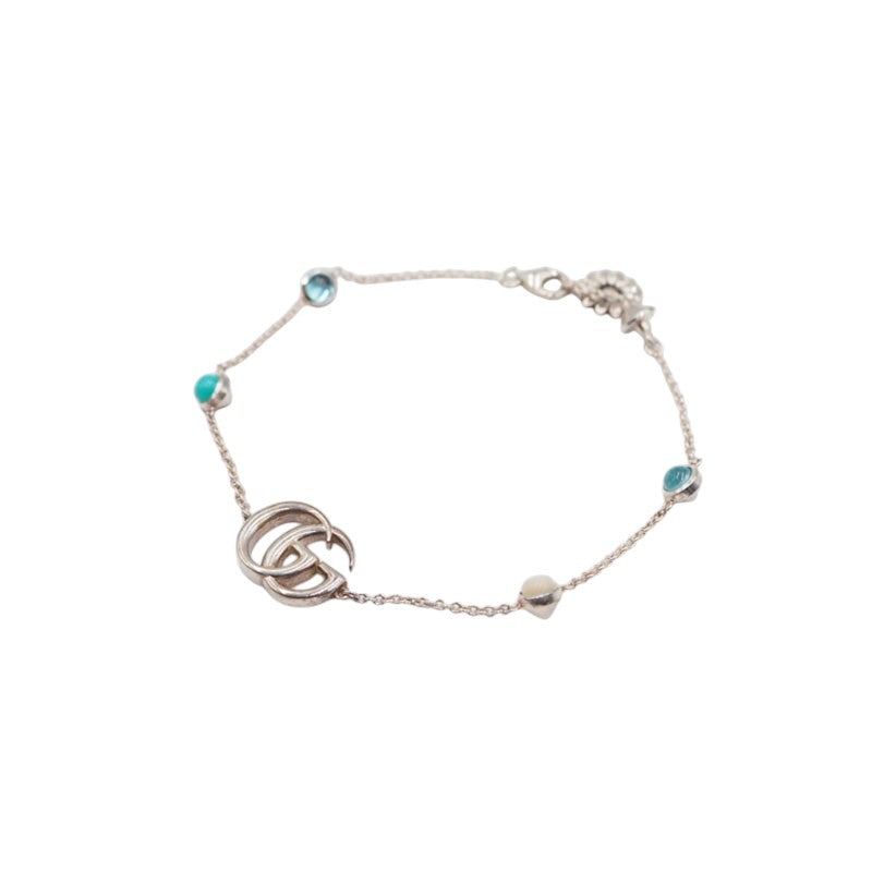Gucci 527393 Silver Double G Bracelet