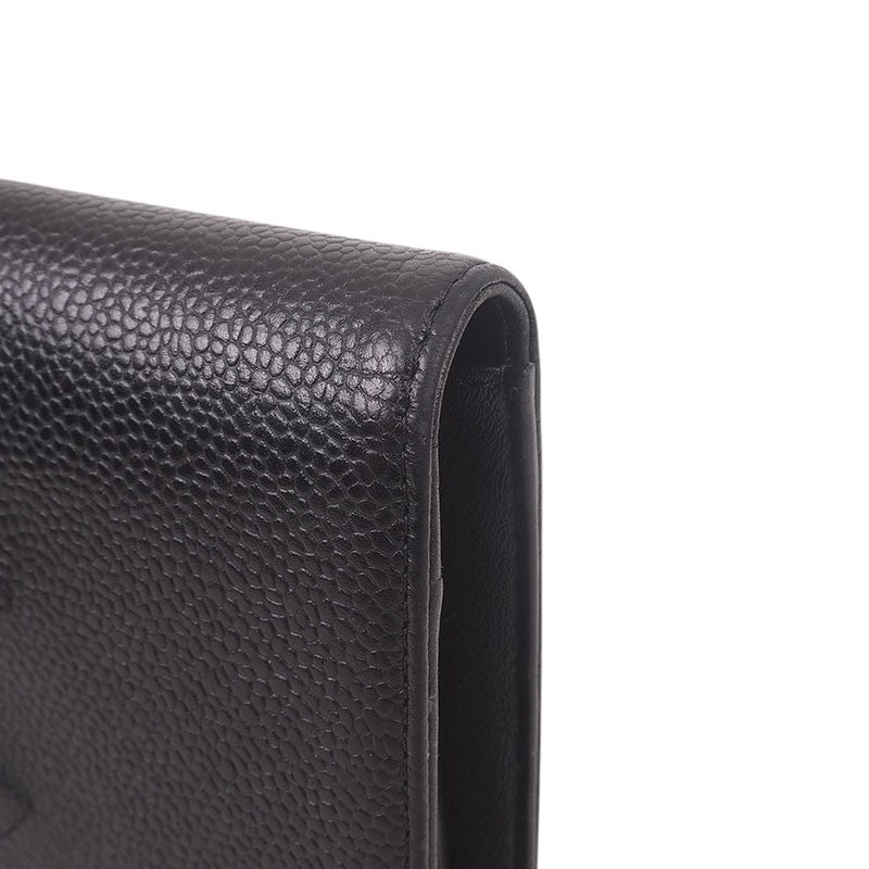 Chanel A48651 Caviar Timeless Long Wallet