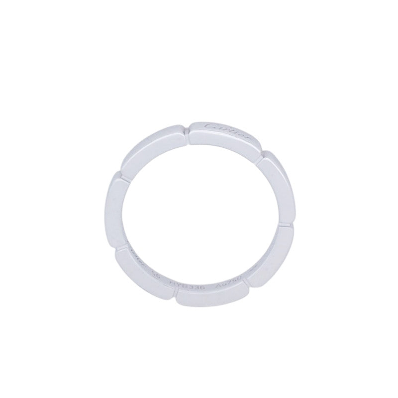 Cartier B4083500 White Gold Maillon Panthère Ring