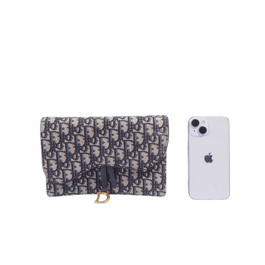 Dior S5620CTZQ Oblique Saddle Shoulder Bag