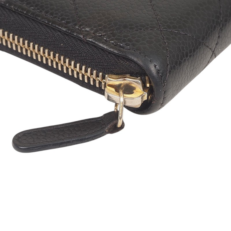 Chanel Classic Caviar Long Wallet