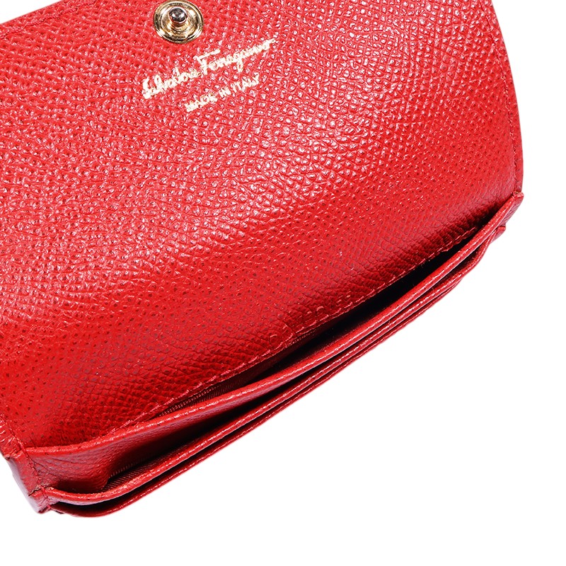 Ferragamo 22 D155 Vara Bow Card Wallet