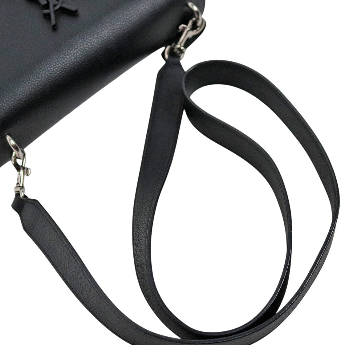 Saint Laurent Black Leather Sunset Shoulder Bag