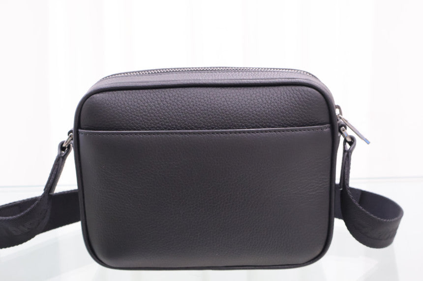 Oblique Mini Zipper Messenger Crossbody Bag