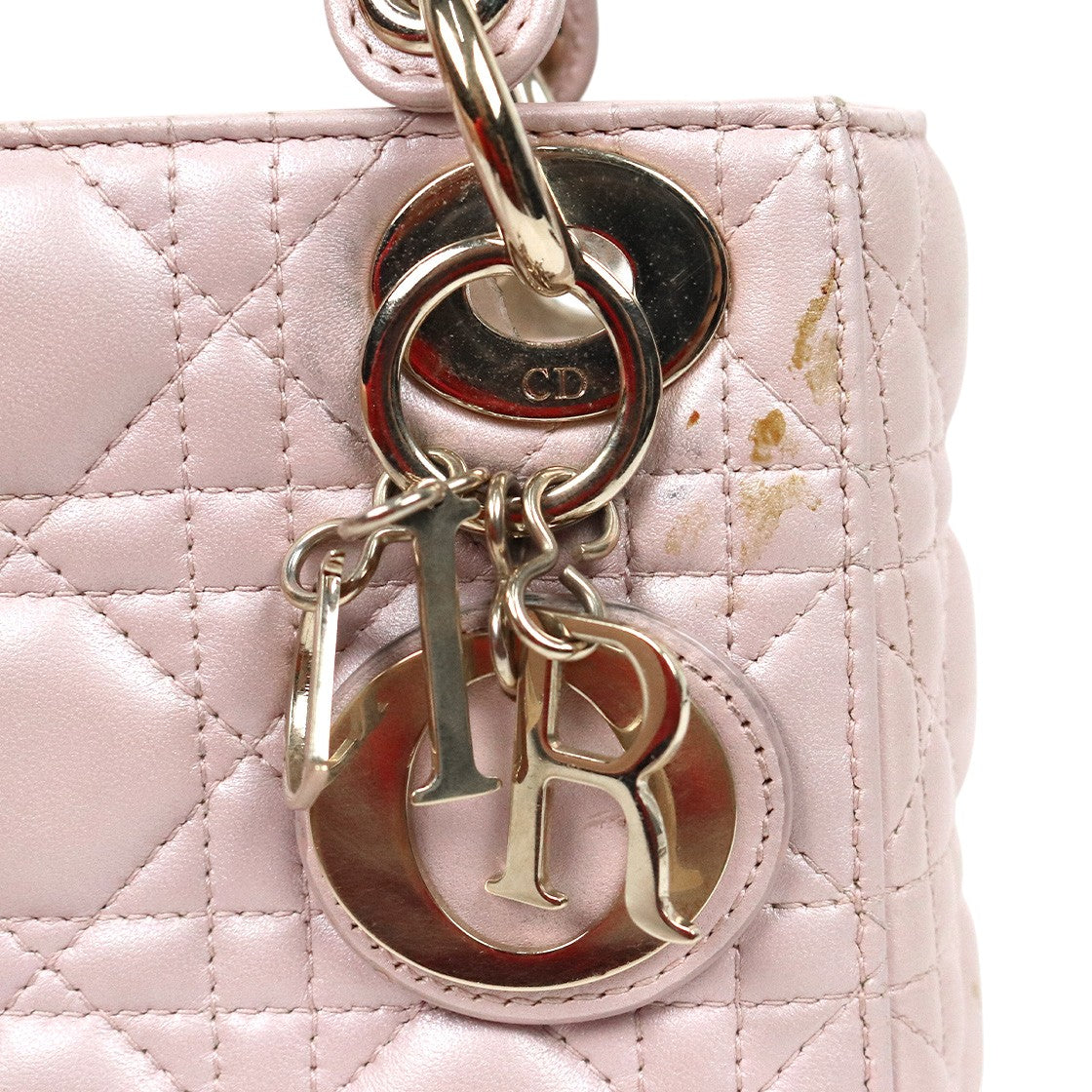 Dior Metallic Pink Lady Mini Shoulder Bag