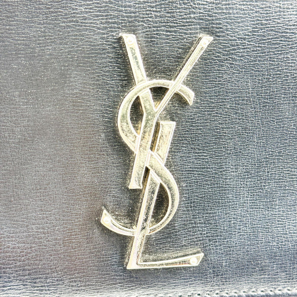 Saint Laurent Medium Sunset Crossbody Bag Black with Silver Hardware