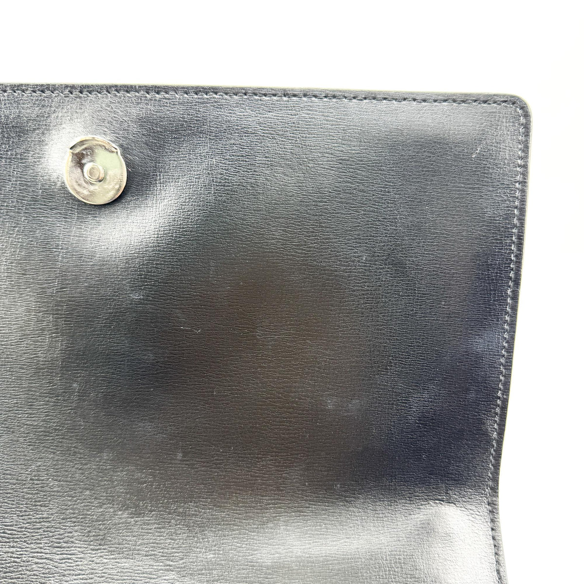 Saint Laurent Medium Sunset Crossbody Bag Black with Silver Hardware