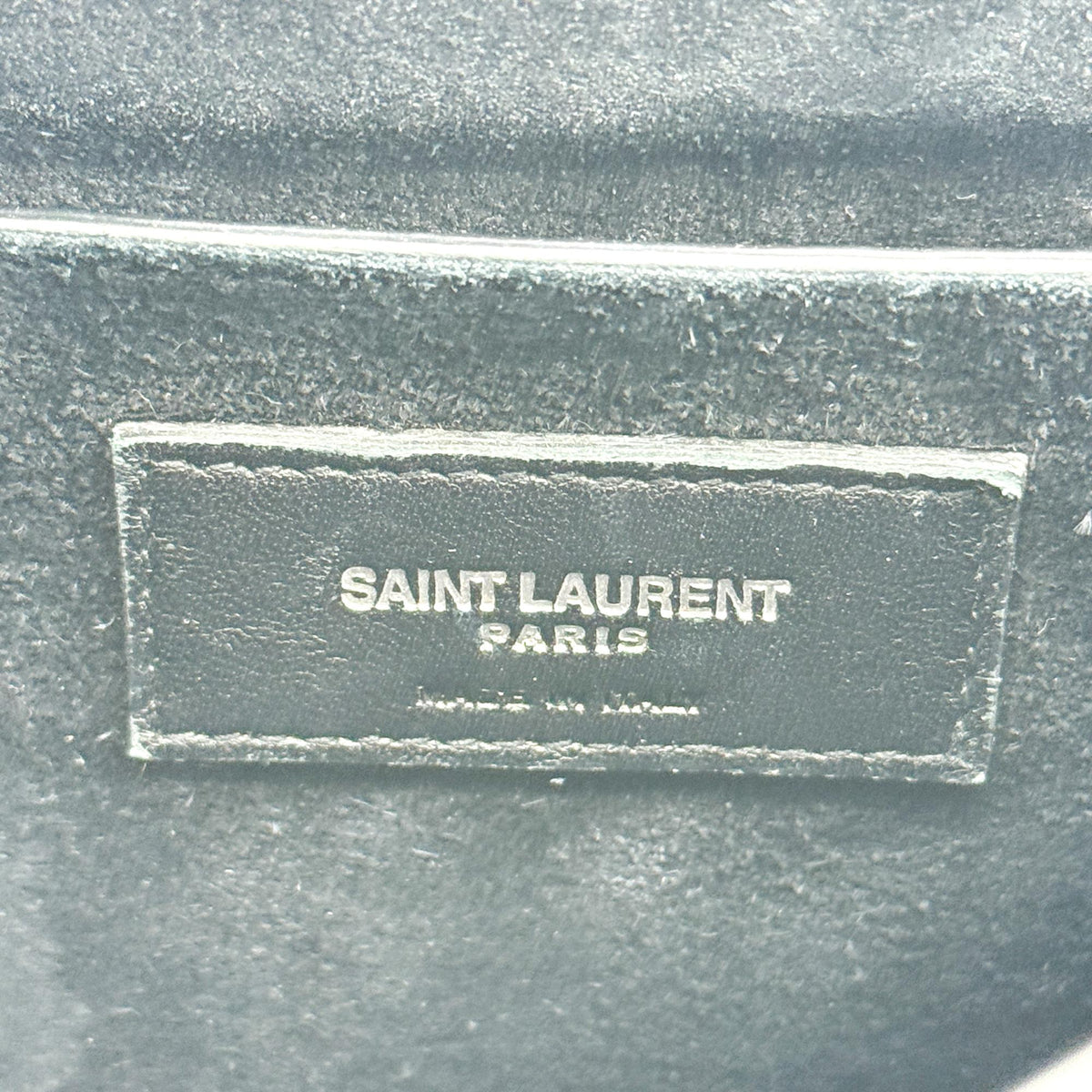 Saint Laurent Medium Sunset Crossbody Bag Black with Silver Hardware