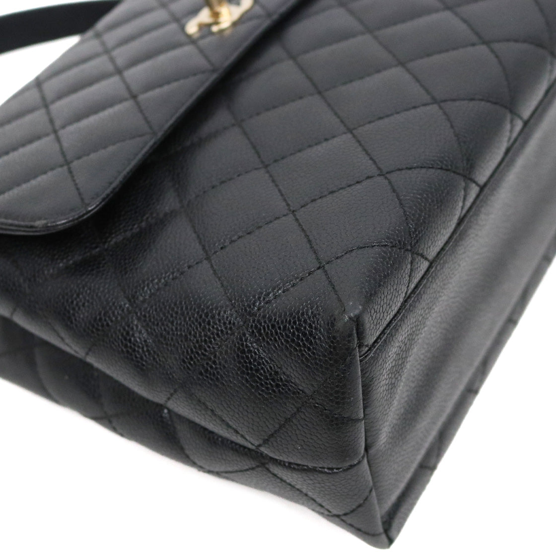 Chanel Black Caviar Coco Handle